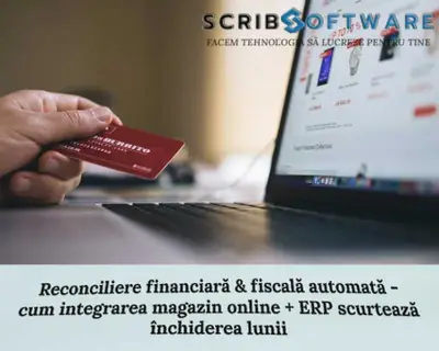 Reconciliere financiară & fiscală automată, cum integrarea magazin online + ERP scurtează închiderea lunii