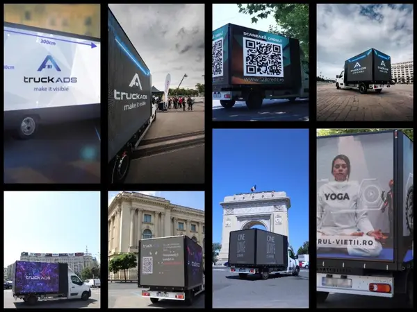 Publicitatea pe ecrane LED mobile: avantaje pentru branduri și afaceri locale